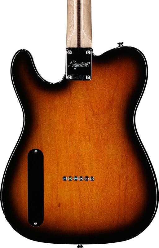 Squier Paranormal Cabronita Telecaster Thinline Electric Guitar, Maple Fingerboard, 2-Tone Sunburst, Body Straight Back