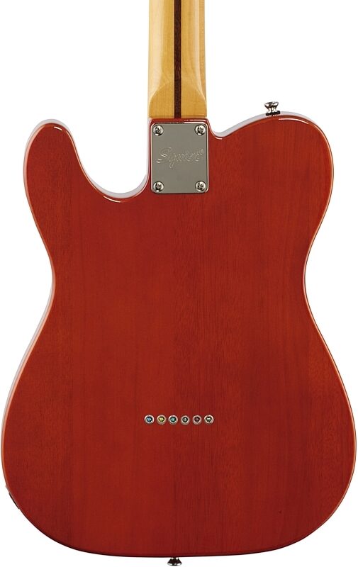Squier Classic Vibe '60s Thinline Telecaster Electric Guitar, with Maple Fingerboard, Natural, Body Straight Back