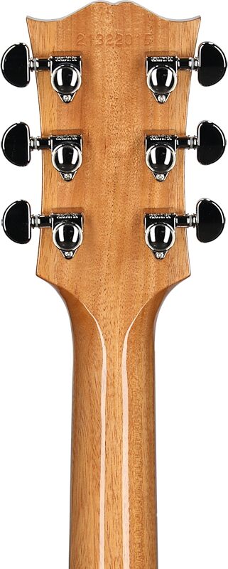 Gibson SJ-200 Studio Walnut Jumbo Acoustic-Electric Guitar (with Case), Walnut Burst, Serial Number 21322015, Headstock Straight Back
