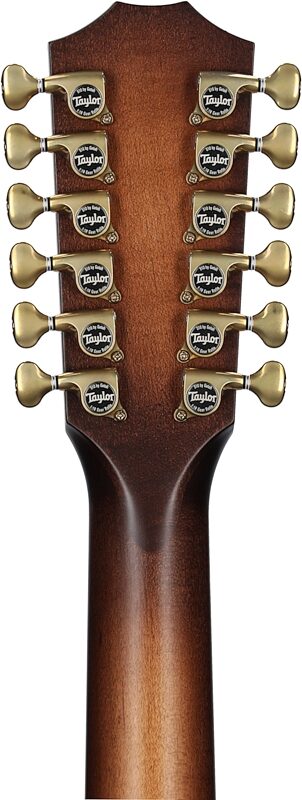 Taylor Builder's Edition 652ce Grand Cutaway Acoustic-Electric Guitar, 12-String (with Case), Natural, Serial Number 1205102104, Headstock Straight Back