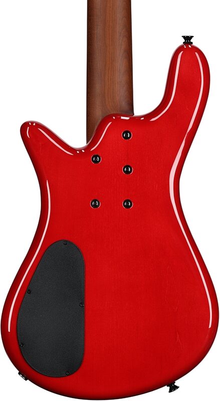 Spector EuroBolt 5 Electric Bass (with Gig Bag), Inferno Red Gloss, Serial Number 21NB19104, Headstock Straight Back