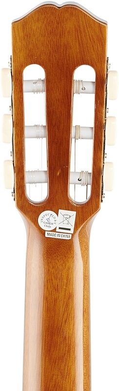 Epiphone PRO-1 Classic 3/4-Size Nylon-String Classical Acoustic Guitar, Natural, Headstock Straight Back