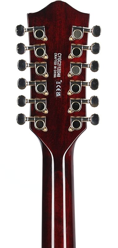 Gretsch G5422G-12 Electromatic Hollowbody Electric Guitar, 12-String, Walnut, Headstock Straight Back
