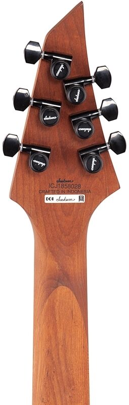 Jackson Pro Series Signature Misha Mansoor Juggernaut HT6 Electric Guitar, Caramelized Maple Fingerboard, Matte Blue Frost, Headstock Straight Back