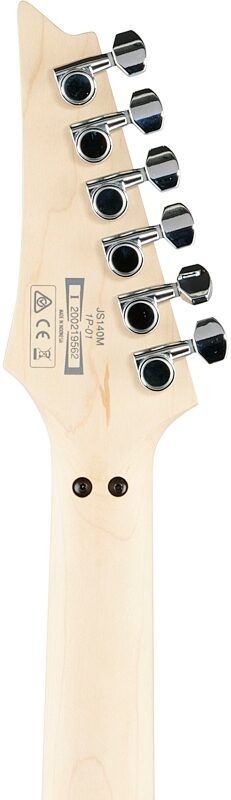 Ibanez Joe Satriani JS140M Electric Guitar, Soda Blue, Headstock Straight Back