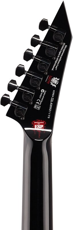 ESP LTD KH-WZ Kirk Hammett White Zombie Electric Guitar (with Case), New, Headstock Straight Back