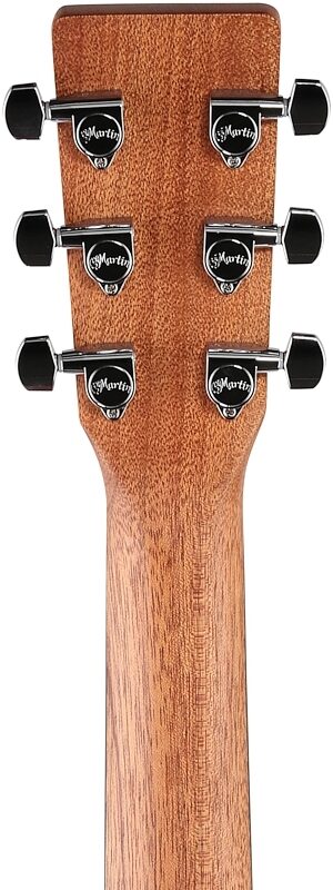 Martin D-10E Road Series Acoustic-Electric Guitar (with Soft Case), Natural, Sapele Top, Headstock Straight Back