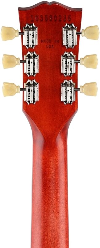 Gibson SG Tribute Electric Guitar (with Soft Case), Vintage Satin Cherry, Headstock Straight Back