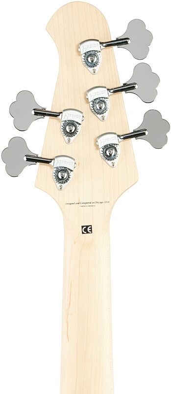 Lakland Skyline 55-60 Maple Fretboard Bass Guitar, Natural, Headstock Straight Back