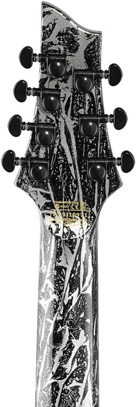 Schecter C-7 FR-S Electric Guitar, Silver Mountain, Headstock Straight Back