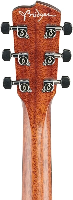 Breedlove Jeff Bridges Organic Concert Acoustic-Electric Guitar (with Gig Bag), New, Headstock Straight Back