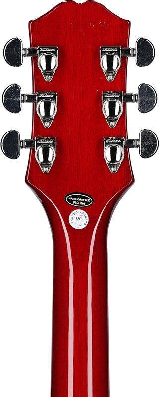 Epiphone Exclusive Les Paul Standard 60s Electric Guitar, Dark Honeyburst, Headstock Straight Back