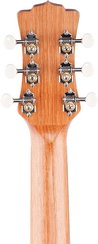 Luna Safari Bamboo Travel Acoustic Guitar (with Gig Bag), New, Headstock Straight Back