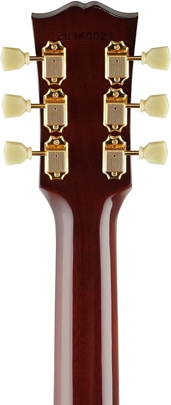 Gibson Hummingbird Original Acoustic-Electric Guitar (with Case), Antique Natural, Headstock Straight Back