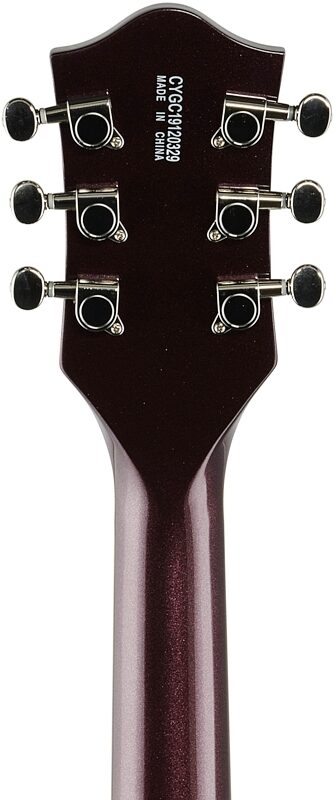 Gretsch G5655T Electro CB Jr Bigbsy Electric Guitar, Cherry Metallic, Headstock Straight Back