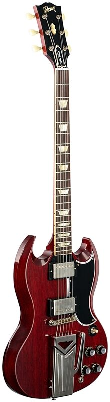 Gibson Custom 60th Anniversary Les Paul SG Standard VOS Electric Guitar (with Case), Cherry Red, Serial Number 104491, Body Left Front