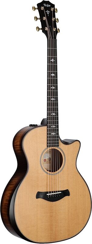 Taylor Builder's Edition 614ce Acoustic-Electric Guitar, Natural, Serial Number 1210251066, Body Left Front