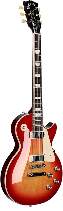 Gibson Les Paul Deluxe '70s Electric Guitar (with Case), Cherry Sunburst, Serial Number 231910301, Body Left Front