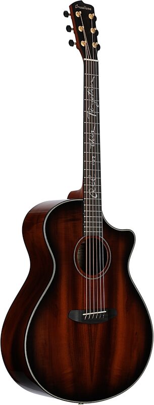 Breedlove Jeff Bridges Oregon Dreadnought Concerto CE Acoustic-Electric Guitar (with Gig Bag), New, Serial Number 27105, Body Left Front