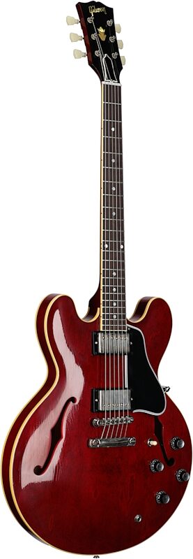 Gibson Custom 1961 ES-335 Murphy Lab Ultra Light Aged Electric Guitar (with Case), 60s Cherry, Serial Number 120269, Body Left Front