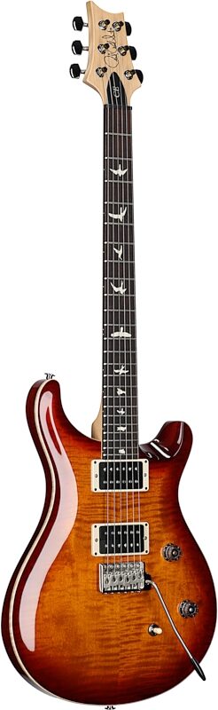PRS Paul Reed Smith CE24 Electric Guitar (with Gig Bag), Dark Cherry Sunburst, Serial Number 0334917, Body Left Front