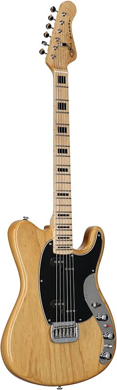 G&L CLF Research Espada Electric Guitar (with Case), Natural, Serial Number CLF2204221, Body Left Front