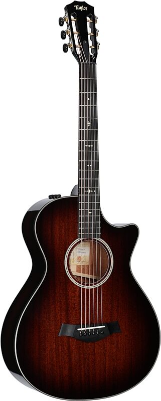 Taylor 522ceV 12-Fret Grand Cutaway Acoustic-Electric Guitar, Shaded Edge Burst, Serial Number 1204182107, Body Left Front