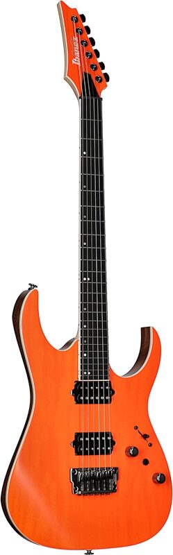 Ibanez RGR5221 Prestige Electric Guitar (with Case), Transparent Fluorescent Orange, Serial Number 210001F2210114, Body Left Front