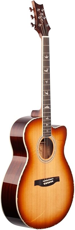 PRS Paul Reed Smith SE Angelus A40E Acoustic-Electric Guitar (with Case), Tobacco Sunburst, Body Left Front