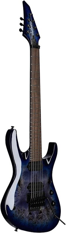 Jackson Pro Series Broderick Signature 7P Electric Guitar, Transparent Blue, USED, Blemished, Body Left Front
