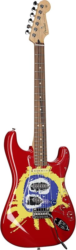 Fender Screamadelica 30th Anniversary Primal Scream Stratocaster Electric Guitar (with Gig Bag), New, Body Left Front