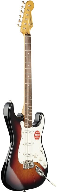 Squier Classic Vibe '60s Stratocaster Electric Guitar, with Laurel Fingerboard, 3-Color Sunburst, Body Left Front