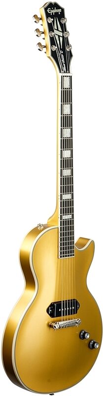 Epiphone Jared James Nichols Gold Glory Les Paul Custom Electric Guitar (with Hard Bag), New, Body Left Front