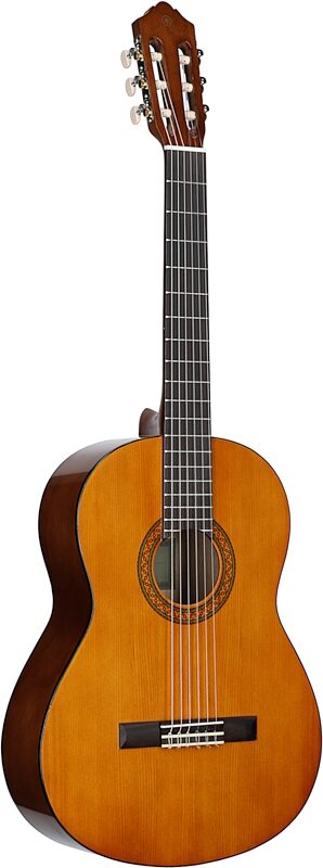 Yamaha C40 Classical Acoustic Guitar Package, With Guitar and Case, Body Left Front