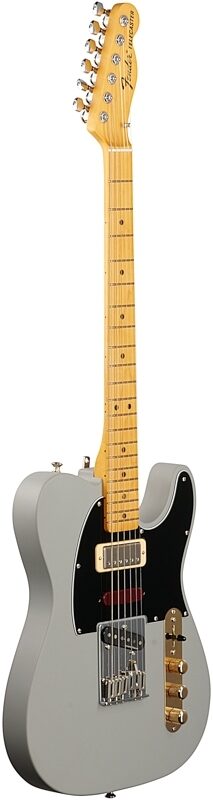 Fender Brent Mason Telecaster Electric Guitar, Maple Fingerboard (with Case), Primer Gray, Body Left Front