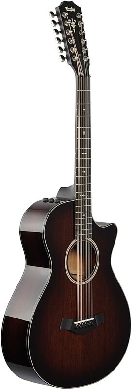 Taylor 562ceV 12-Fret Grand Concert Acoustic-Electric Guitar, 12-String (with Case), New, Body Left Front