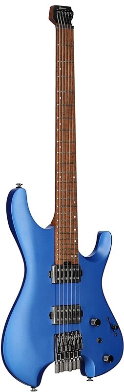 Ibanez Q52 Electric Guitar (with Gig Bag), Laser Blue Matte, Body Left Front