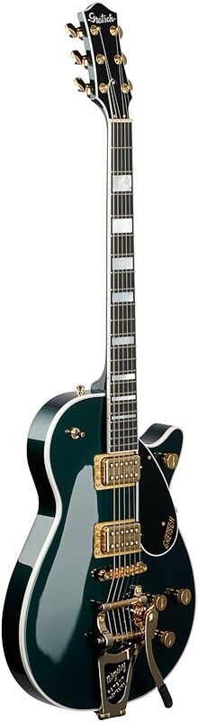 Gretsch G6228TGPE Player's Edition Jet BT Electric Guitar (with Case), Cadillac Green, Body Left Front