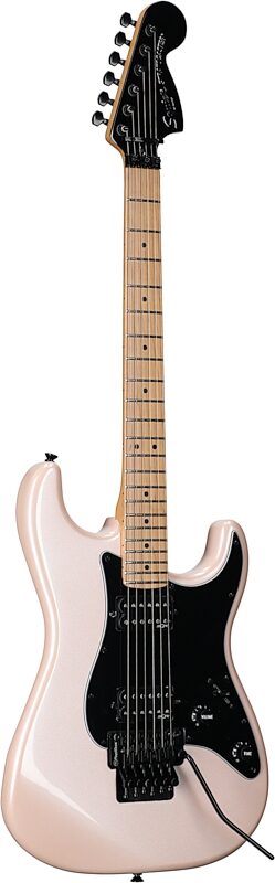 Squier Contemporary Stratocaster HH FR Electric Guitar, Shell Pink, Body Left Front