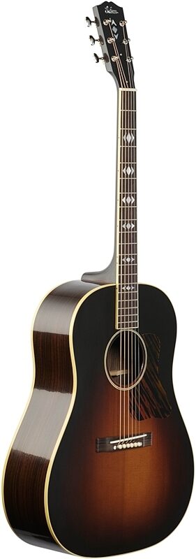 Gibson Historic 1936 Advanced Jumbo Acoustic Guitar (with Case), Vintage Sunburst, Body Left Front