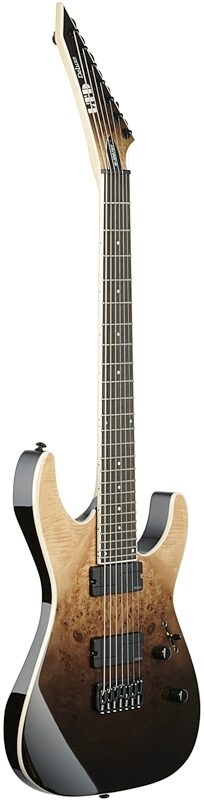 ESP LTD M-1007HT Electric Guitar, 7-String, Black Fade, Body Left Front