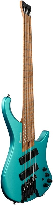 Ibanez EHB1005SMS Electric Bass, 5-String (with Gig Bag), Emerald Green, Body Left Front