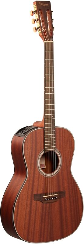 Takamine GY11ME New Yorker Acoustic-Electric Guitar, Natural Satin, Body Left Front