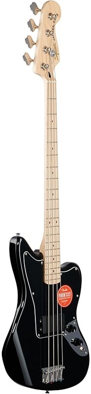 Squier Affinity Jaguar Bass H Electric Bass, Maple Fingerboard, Black, Body Left Front