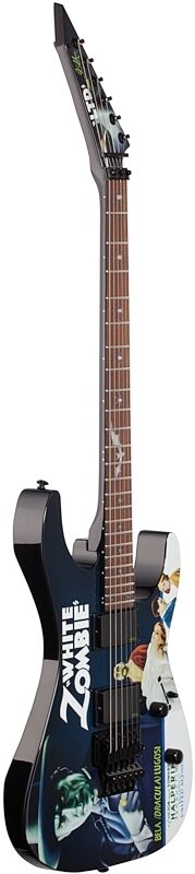 ESP LTD KH-WZ Kirk Hammett White Zombie Electric Guitar (with Case), New, Body Left Front