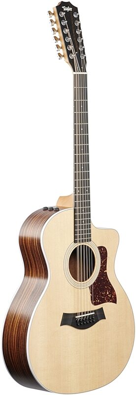 Taylor 254ce Grand Auditorium Rosewood Acoustic-Electric Guitar, 12-String (with Gig Bag), New, Body Left Front