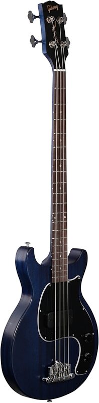Gibson Les Paul Junior Tribute DC Electric Bass (with Gig Bag), Blue Stain, Body Left Front