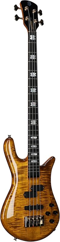 Spector Euro4 LT Electric Bass (with Gig Bag), Tiger Eye Gloss, Blemished, Body Left Front