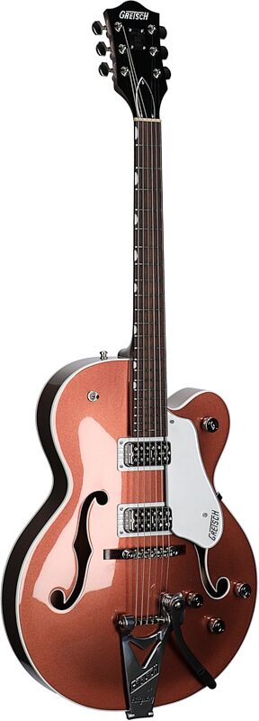 Gretsch G6118T Players Edition Anniversary Electric Guitar, 2-Tone Copper Sahara, Body Left Front