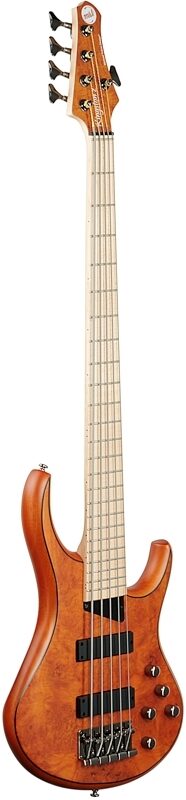 MTD Kingston Z5MP Electric Bass, 5-String, Satin Amber, Body Left Front